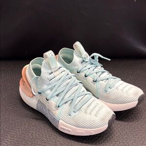 Stylish Blue and Pink Sneakers